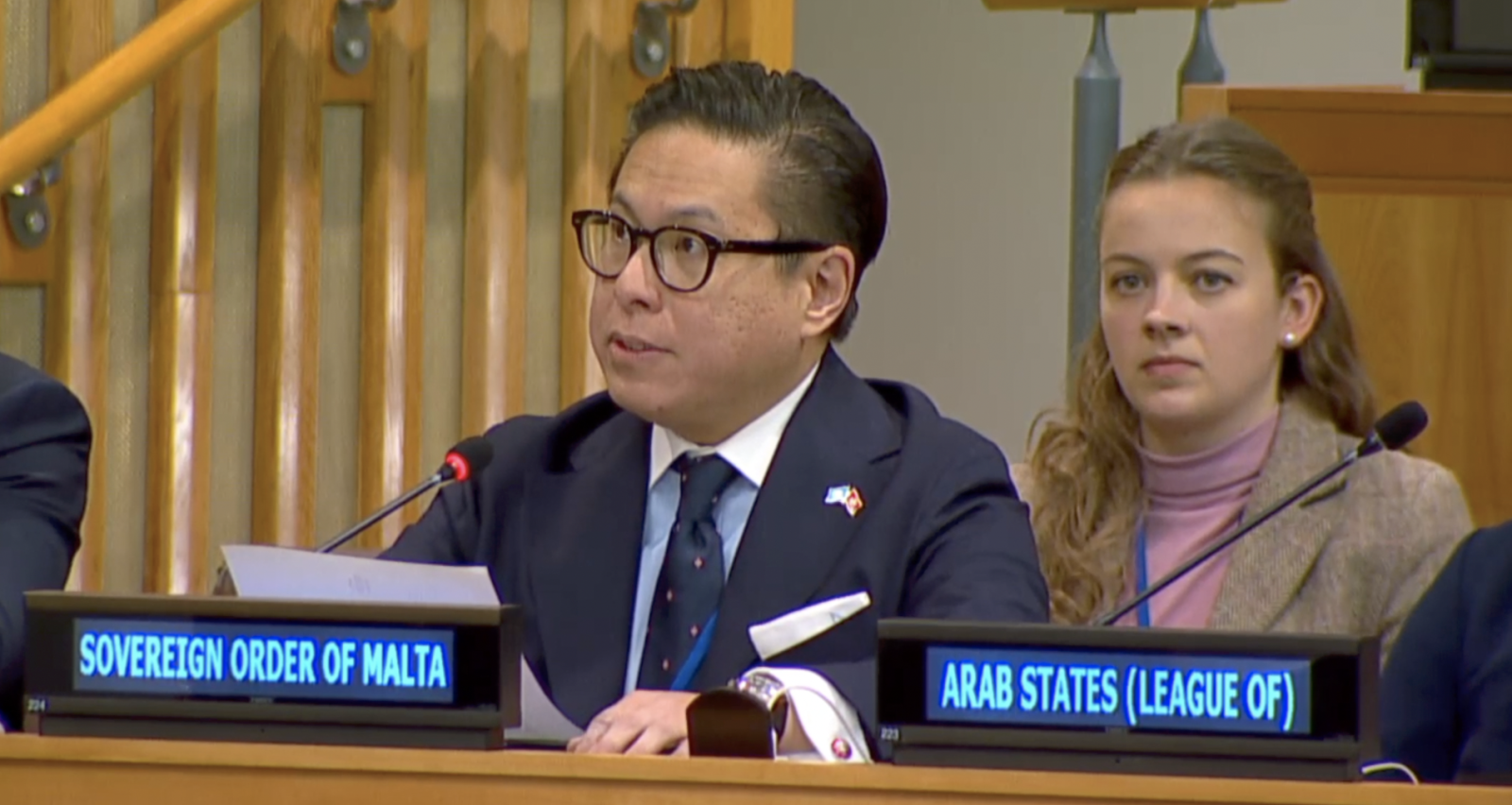 Counsellor Dr. Michael Espiritu Addresses the Third Committee on the Human Rights of Older Persons, led by the Independent Expert on the Enjoyment of all Human Rights by Older Persons, Mr. Zvezdan Pirtošek