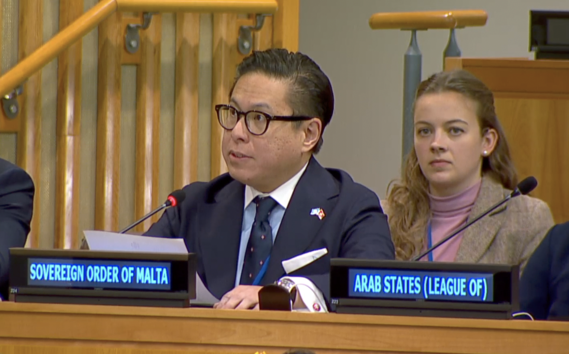 Counsellor Dr. Michael Espiritu Addresses the Third Committee on the Human Rights of Older Persons, led by the Independent Expert on the Enjoyment of all Human Rights by Older Persons, Mr. Zvezdan Pirtošek